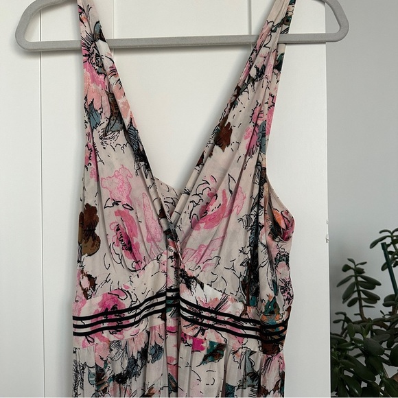 Anthropologie x Plenty by Tracy Reese Pink and White Floral Jumpsuit - Picture 12 of 12